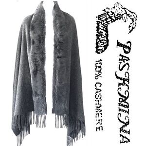PASHMINA! 100% Cashmere Wrap!